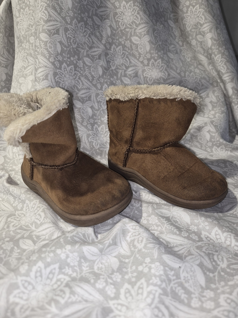 Garanimals Brown Faux Fur Lined Kids Boots